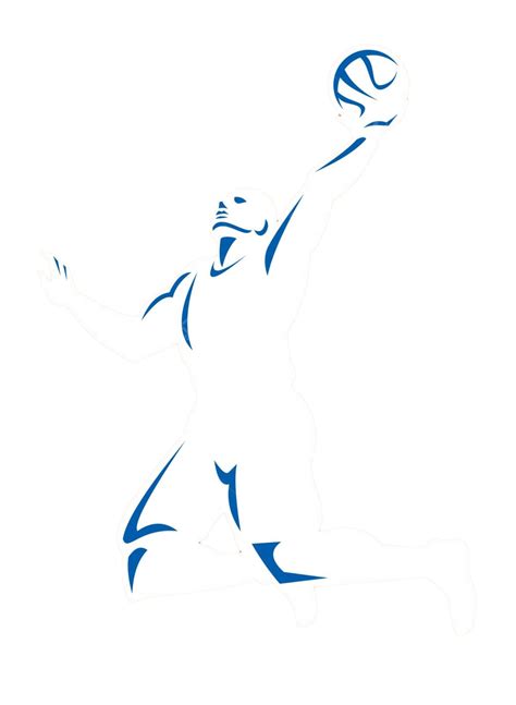 Basketball Player Rebounding Lay Up Ball Rectangle Basketball Rebound