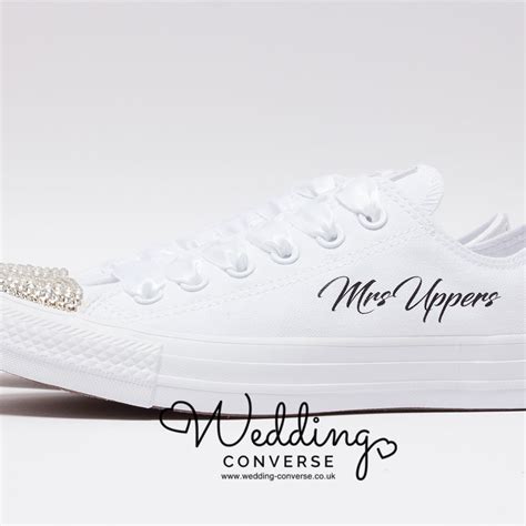 Bride Custom Converse for Weddings | By Wedding Converse