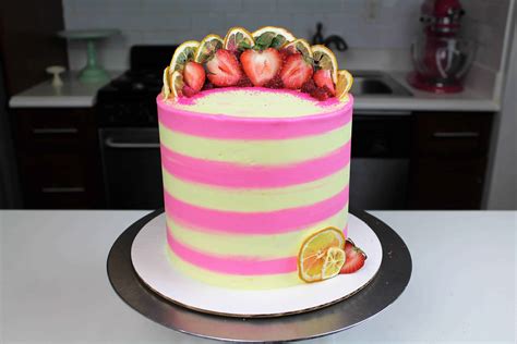 Pink Lemonade Cake - Chelsweets