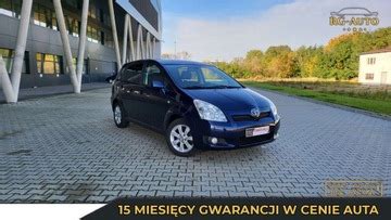 Toyota Corolla Verso Ar I Km Kw Dane Techniczne