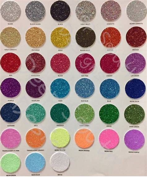 Siser Glitter HTV 12 X 20 Glitter Vinyl Glitter Heat Vinyl