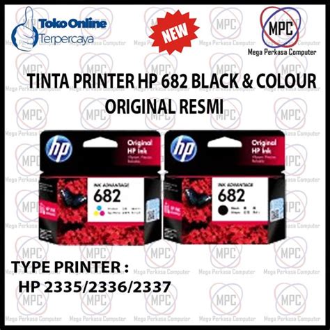 Jual Tinta Cartridge Hp 682 Black And Colour Untuk Hp 2335 2336 2337 Di Lapak Mega Perkasa