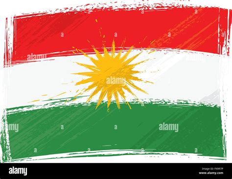 Kurdistan Flag Stock Vektorgrafiken Kaufen Alamy