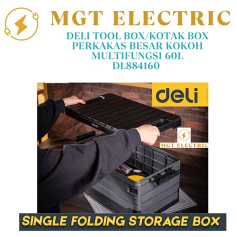 Jual Deli Tool Box Kotak Box Perkakas Besar Kokoh Multifungsi DL884160