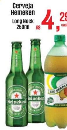 Cerveja Heineken Long Neck 250ml Oferta Na Mix Atacarejo