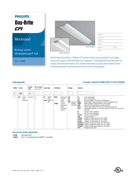 Fillable Online Arioso Semirecessed Perf 1x4 Fax Email Print PdfFiller