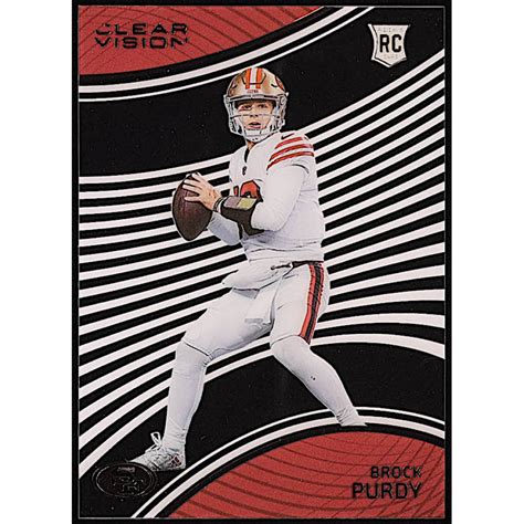 Brock Purdy Panini Chronicles Clear Vision Rookies Rc