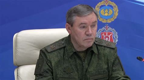 Reaparece El Jefe Del Ej Rcito De Rusia Por Primera Vez En P Blico