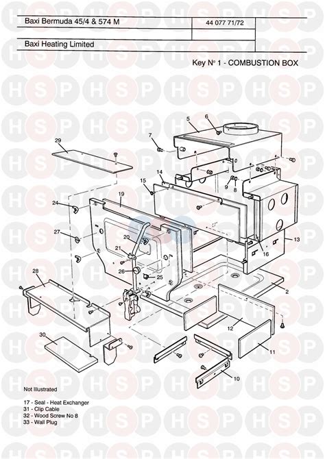 Baxi Bermuda Spare Parts Catalogue