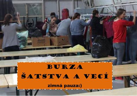 BURZA ŠATSTVA A VECÍ 2019 zimná pauza Centrum pre rodinu Nitra