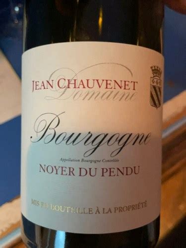 Domaine Jean Chauvenet Noyer Du Pendu Bourgogne Vivino