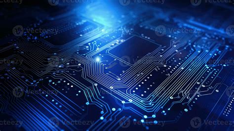 AI generated music blue electronic background 35496871 Stock Photo at
