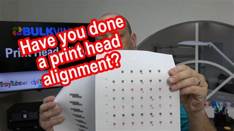 Have You Done A Print Head Alignment YouTube