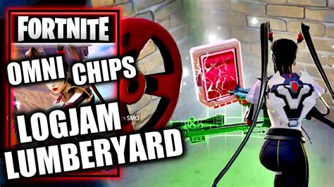 Collect Omni Chips At Logjam Lumberyard Fortnite Chapter 3 Season 2 Omni Sword Quest Youtube