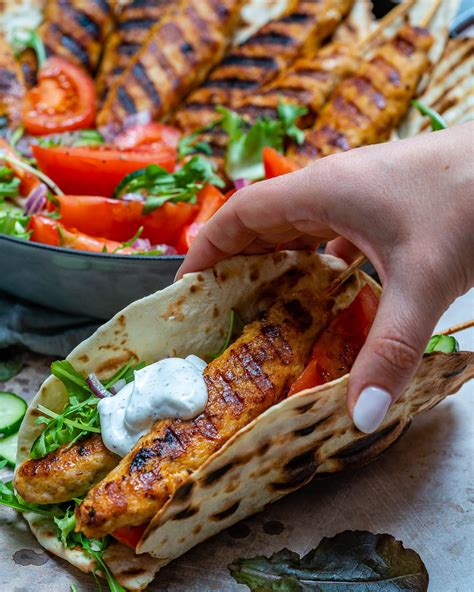 Ground Turkey Kebabs With Sumac Yogurt Dip | Blondelish