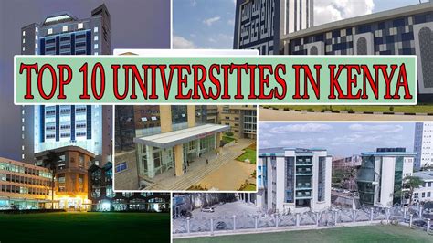 Ranked Top Universities In Kenya Youtube