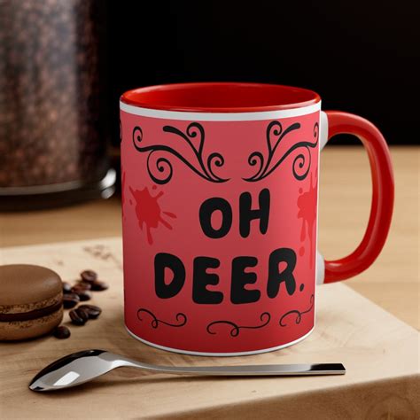 Hazbin Hotel Inspired Alastor Mug Oh Deeroh Deer Mug Coffee Fan Mug