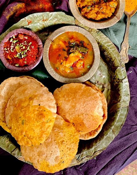 Ghaziabad Breakfast Poori Sabzi Halwai Style Ribbons To Pastas