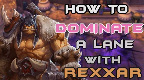 Heroes Of The Storm Tips And Tricks 8 How To Lane As Rexxar Youtube