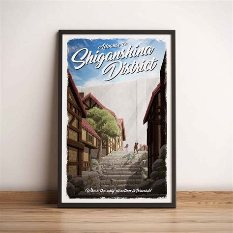 Shiganshina District (Attack on Titan) Travel Poster - Free DLC Artwork