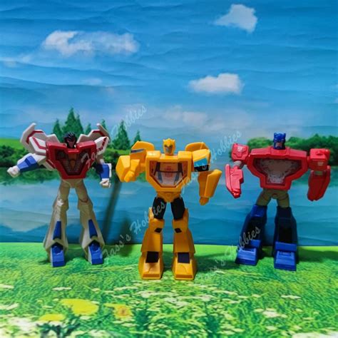 Mcdonald S Toys Transformers Bumblebee Optimus Prime Minion Starscream