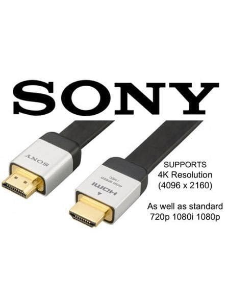 Jual Kabel Hdmi Sony M Highspeed Flat Full Hd D Meter M Di Lapak