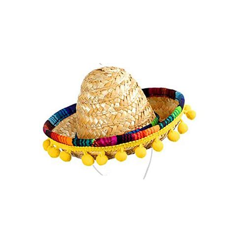 Mini Mexican Hat On Headband Fiesta Party Costume Spanish Sombrero