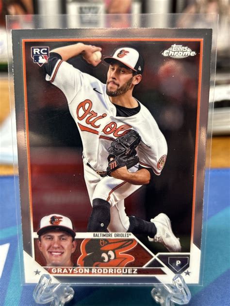 Topps Chrome Update Grayson Rodriguez Usc Rc Rookie Baltimore