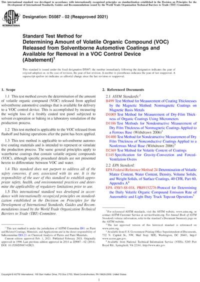 Astm D Standard Test Method For Determining Amount Of