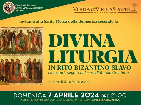 Veritas Et Virtus Divina Liturgia