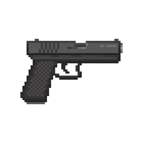 Sniper Rifle Pixel Art