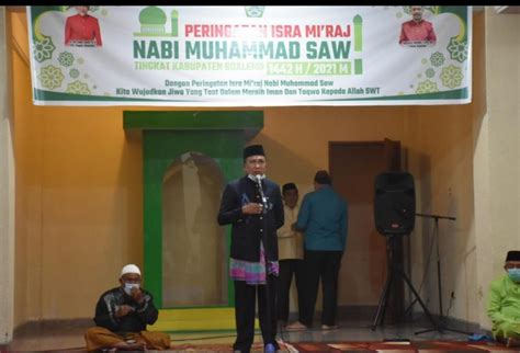 Anas Isra Miraj Momentum Tingkatkan Iman Dan Taqwa Jejak Media