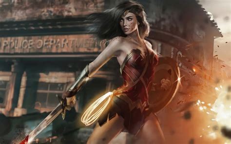 X Gal Gadot Concept As Wonder Woman K Wallpaper X