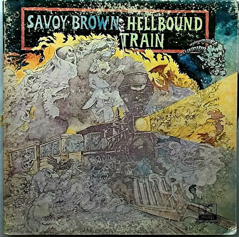 SAVOY BROWN Hellbound Train Vinyl LP 1972 Parrot XPAS 71052 VG