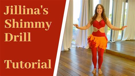 Jillina S Belly Dance Shimmy Drill Tutorial YouTube