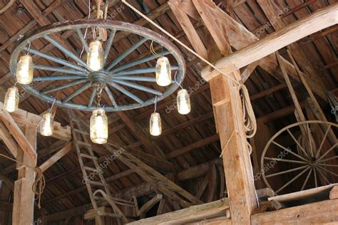 Barn chandelier — Stock Photo © mgs999 #9638495