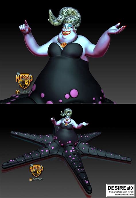 Desire FX 3d Models Articulated Ursula V1 2