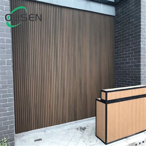 Durable Decorative Outdoor Wood Plastic Composite Exterior Wall