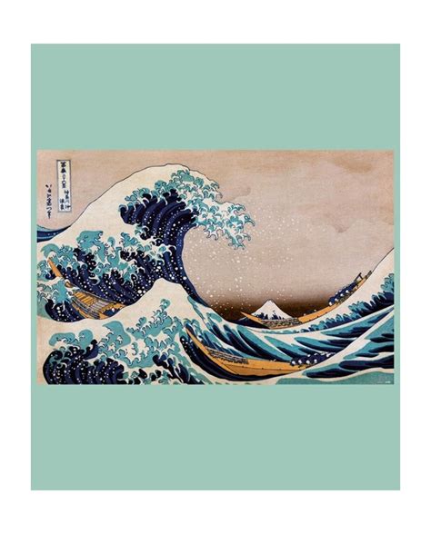 The Wave of Hokusai Poster