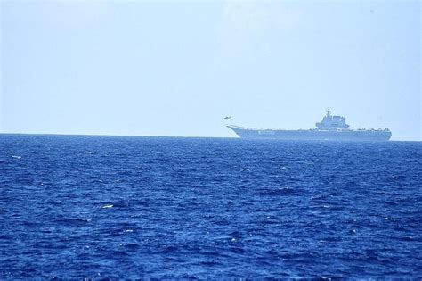 Chinese Aircraft Carrier Sails Through Taiwan Strait The Straits Times