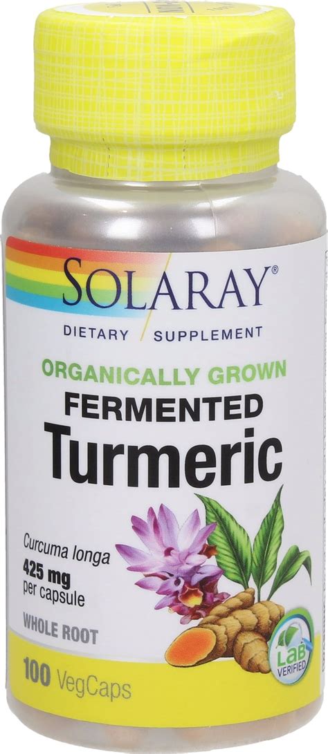 Curcuma Fermentata Capsule Veg Solaray Vitalabo Shop Online