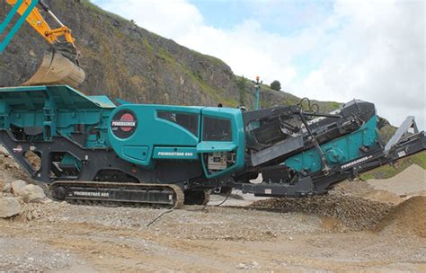 Britador de mandíbulas R400X Powerscreen móvel