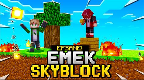 Efsane Emek Skyblock Sunucusu Minecraft Server Youtube