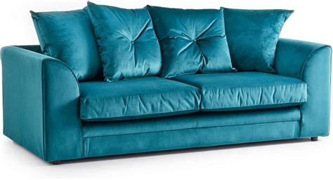 Palm Interiors Plush Velvet Sofa Set Dylan Range 3 Seater 2 Seater Corner Sofa Swivel