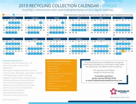 Jacksonville Recycling Schedule Calendar May Calendar