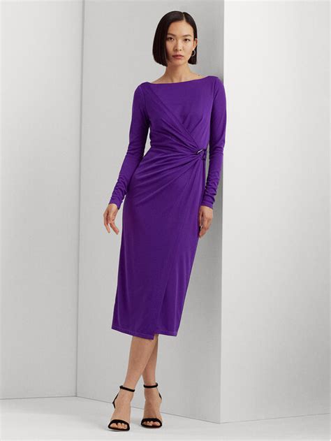 Lauren Ralph Lauren Robe De Cocktail Violet Regular Fit