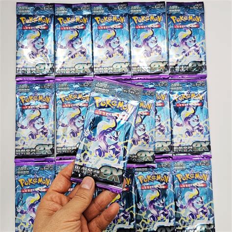 17Packs Pokemon Card Scarlet Violet Violet Ex Booster Sv1V Factory