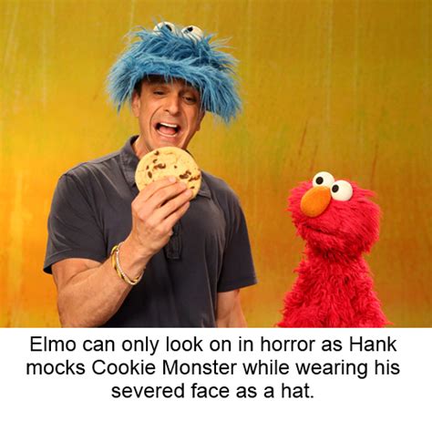 Elmo Can Only Look On In Horror Bertstrips Know Your Meme