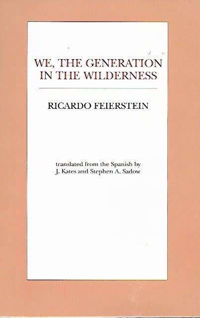 Ricardo Feierstein Poeta Y Escritor Jud O Argentino Argentine Jewish