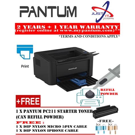 Pantum P Single Function Printer Shopee Malaysia